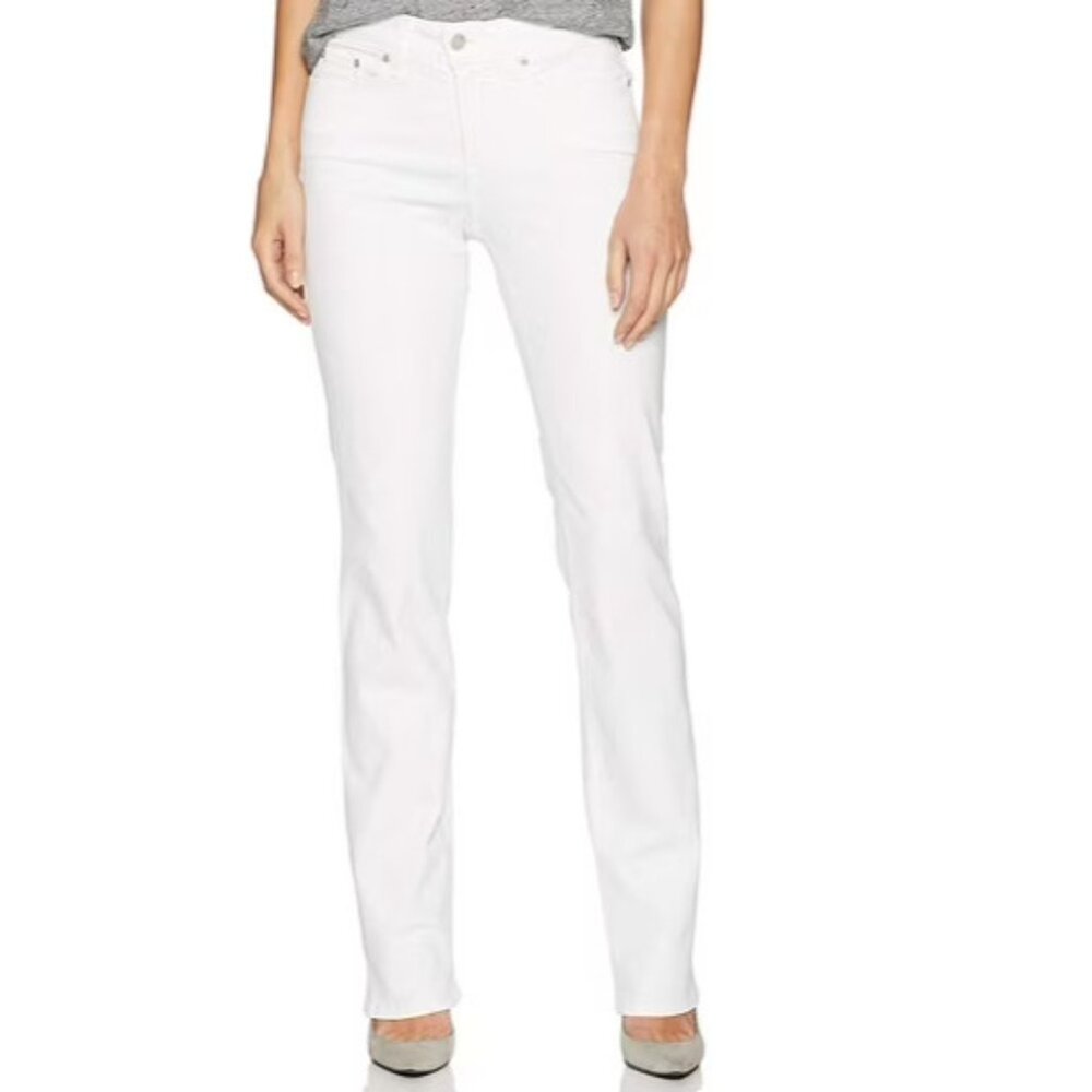 NYDJ straight leg White Women's Jeans lift tuck technology slimming stretch